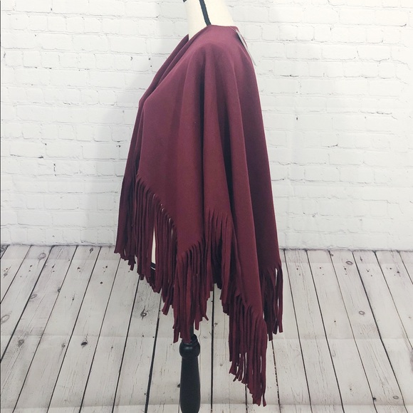 ABS Burgundy Shawl - Picture 2 of 3